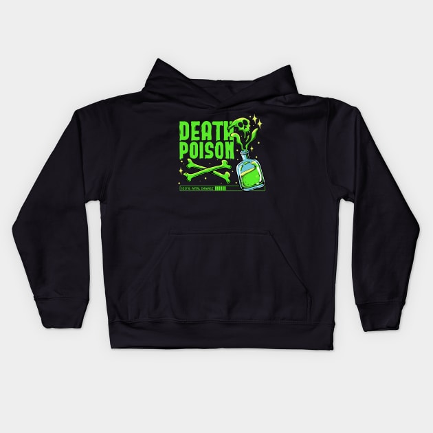 Death Poison Kids Hoodie by PlasticGhost